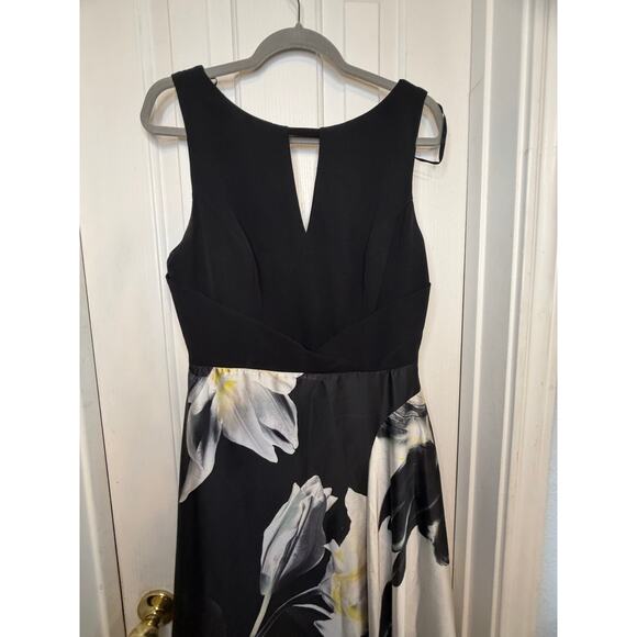 Coast Black and White Fabian Print Maxi Dress - US Size 12 - Picture 3 of 16